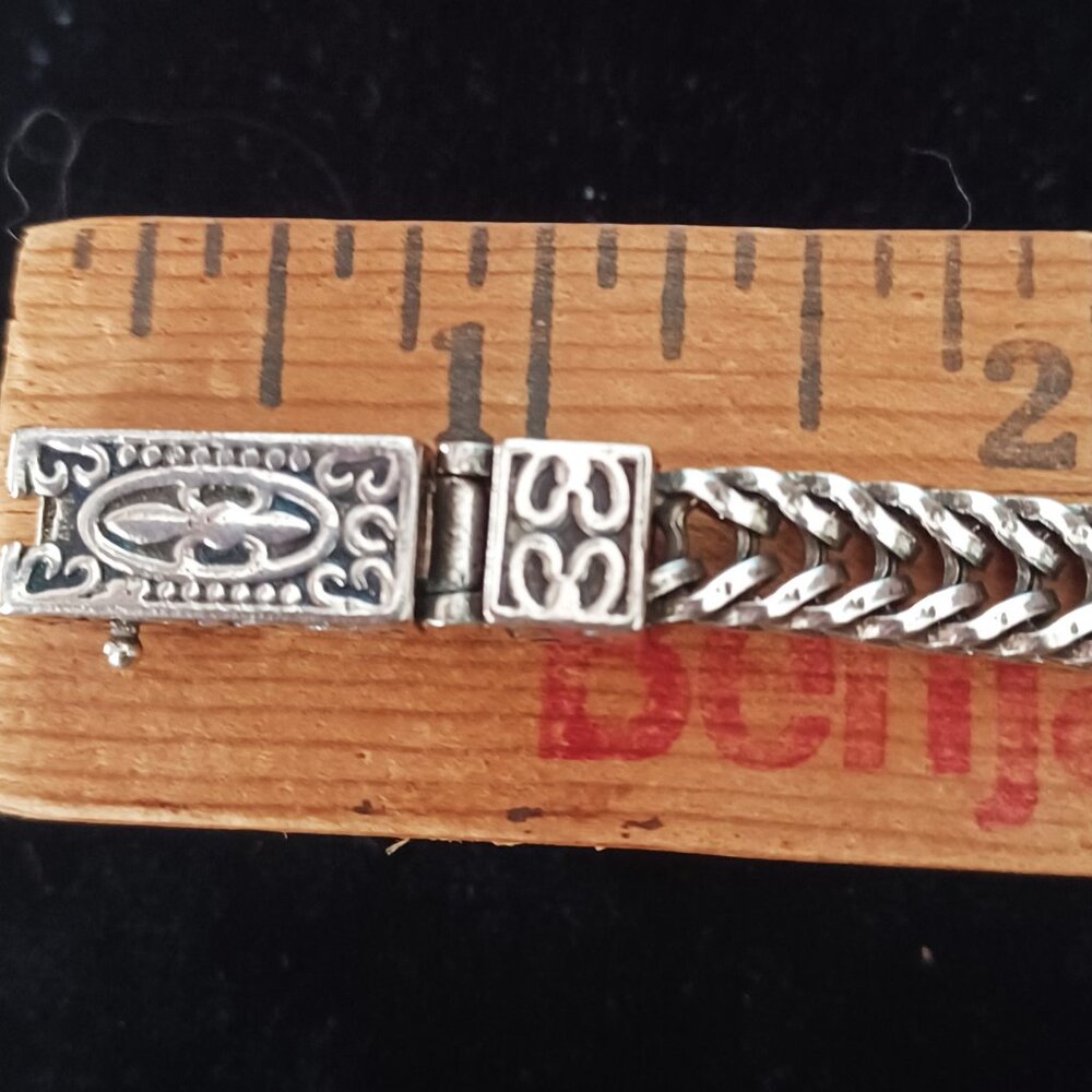 Sterling Silver Braided Bracelet, Unisex, 26.40g - Picture 5 of 8